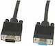 Lanberg VGA male to VGA female Black 5m Cable (CA-VGAC-10CC-0050-B+)