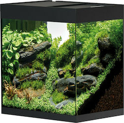 Oase StyleLine 85 Aquarium Fisch-Aquarium mit Kapazität von 75Es mit Beleuchtung, Filter und 50x36x42cm Schwarz