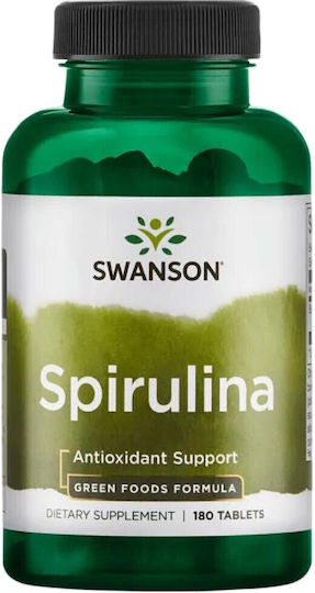 Swanson Spirulina 500mg 180 tabs