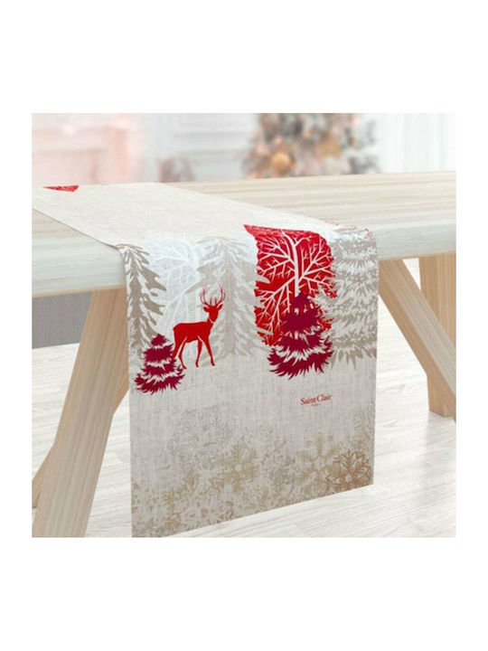 Saint Clair 2025 Christmas Fabric Tablecloth Or...