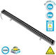GloboStar Genius Außenstehlampe LED Wall Washer 72W mit Kaltweißem Licht IP66 Silber