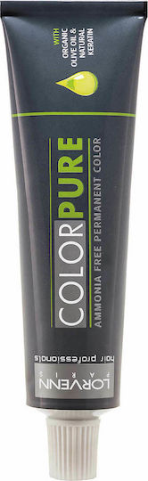 Lorvenn Color Pure Βαφή Μαλλιών Χωρίς Αμμωνία 10.2 Ξανθό Πολύ Πολύ Ανοιχτό Ιριζέ 50ml
