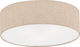 Fischer Honsel Thor Modern Fabric Ceiling Light with Socket E14 60pcs Beige