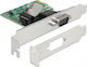 DeLock Κάρτα PCIe σε 1 θύρα RS232 DB9 Serial