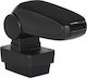 vidaXL Car Fabric Armrest for Skoda Fabia 2015 MK3 Black