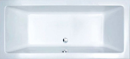 Sanitec Quadra Μπανιέρα Ακρυλική 170x80x60cm