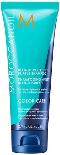 Moroccanoil Blonde Perfecting Shampoos für Gefärbt Haare 70ml