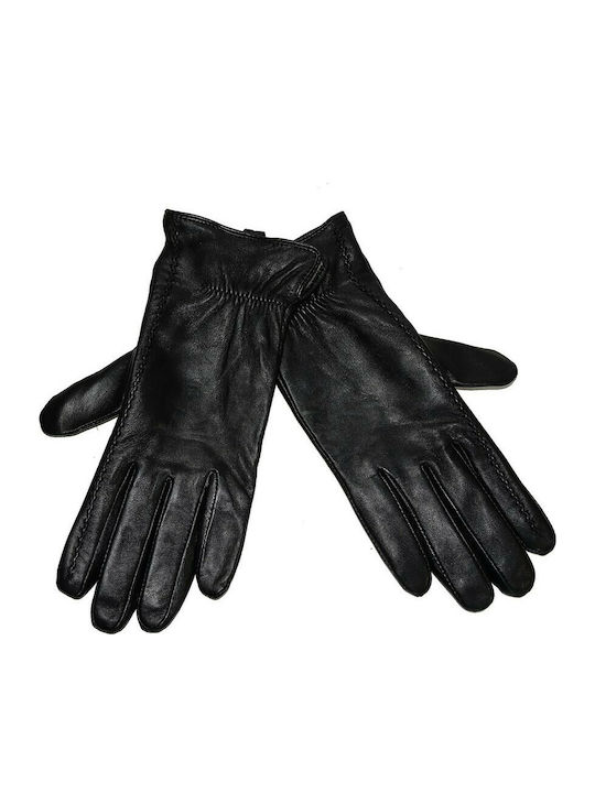 Guy Laroche Women's Leather Gloves Black 98862