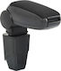vidaXL Car Fabric Armrest for Peugeot 206 2009 Black