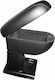 Cik Car Armrest Car PU Armrest for Fiat Idea Lancia Musa 07+ Black