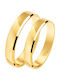 Maschio Femmina Slim Wedding Rings 14K