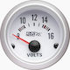 Sumex Racesport Für das Auto 52mm 52mm 12V Weiß