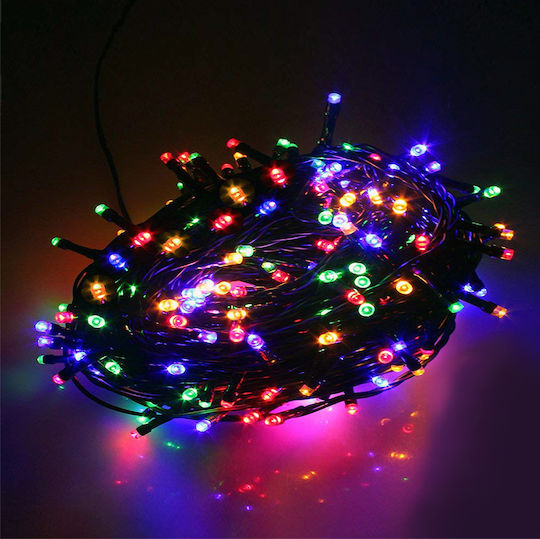100 Lights LED 8m. Multicolor in String 1pcs