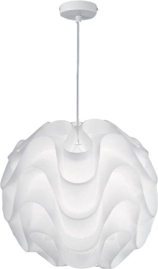 Elmark Luna Pendant Light White 30x300cm