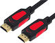 Vnzane HDMI-HDMI 1.4V HDMI 1.4 Braided Cable HDMI male - HDMI male 2m Black