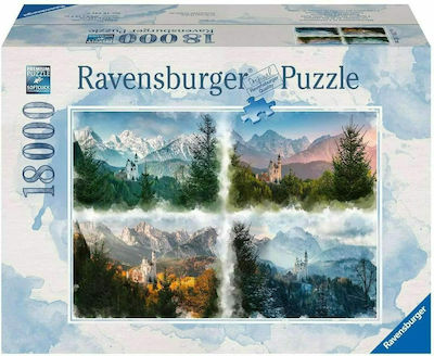 Puzzle Παραμυθένιο Κάστρο σε 4 Εποχές 2D 18000 Κομμάτια