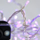 240 Λαμπάκια LED 11.95μ Μωβ σε Σειρά με Διαφανές Καλώδιο και Προγράμματα Eurolamp