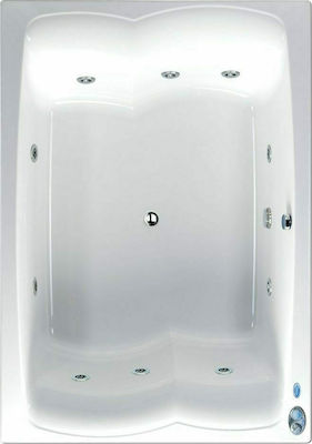 Carron Bathrooms Celsius Duo CRN Μπανιέρα με Υδρομασάζ 200x140cm