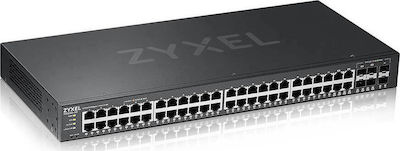 Zyxel GS2220-50 Managed L2 Switch με 44 Θύρες Gigabit (1Gbps) Ethernet και 6 SFP Θύρες