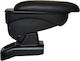 Cik Car Leather Armrest for Peugeot 208 2012+ Black