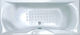 Sanitec Iris Μπανιέρα Ακρυλική 170x75x60cm