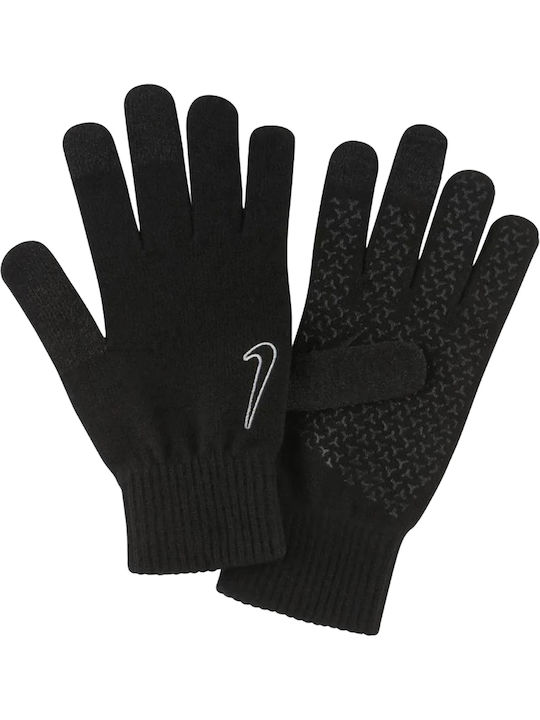 Nike Unisex Knitted Touch Gloves Black Tech and Grip