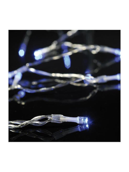 20 Λαμπάκια LED 2.4μ. Μπλε Μπαταρίας σε Σειρά 20 Λαμπάκια LED 2.4μ. Μπλε Μπαταρίας σε Σειρά