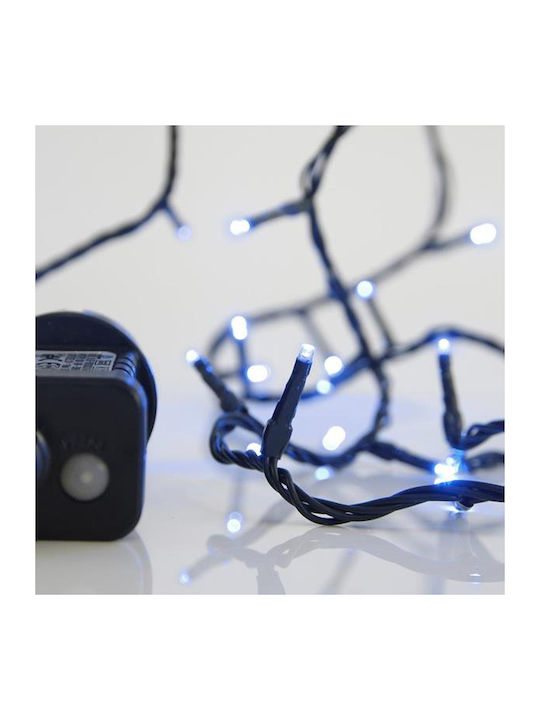 100 Lights LED 4.95m. Blue in String 1pcs
