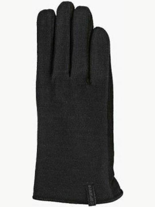 Icepeak Ilyssa Schwarz Leder Handschuhe