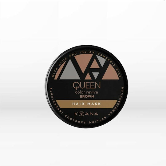 Kyana Queen Color Revive Маска За Коса Оцветяваща Маска Кафяво 100мл