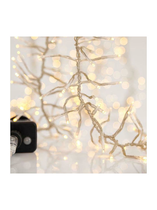 Programmable Christmas LED Light Warm White 5m Eurolamp