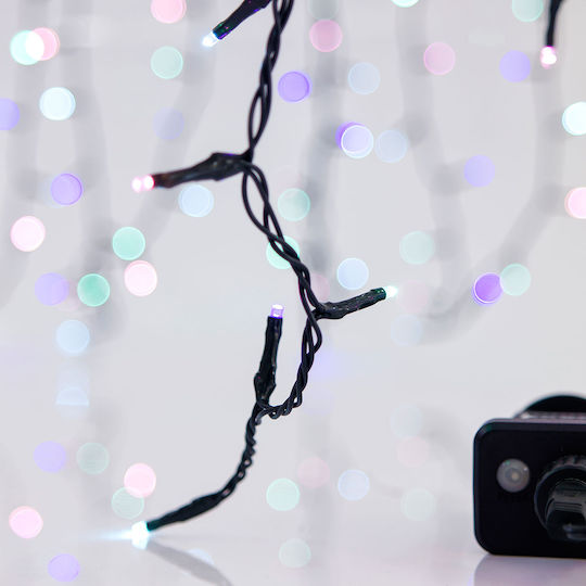 100 Λαμπάκια LED 4.95μ. Πολύχρωμα σε Σειρά