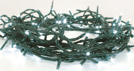 200 Lights LED 10m. Cold White in String 1pcs