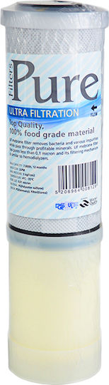 QWaterFilters Countertop and Under Sink Water Filter Replacement made of Activated Carbon 10" Q-Pure 0.01 μm