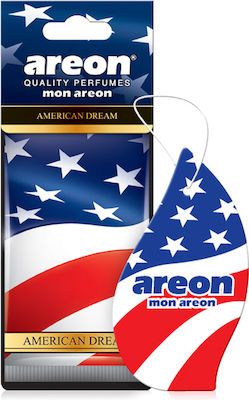 Areon Car Air Freshener Tab Pendand Mon American Dream