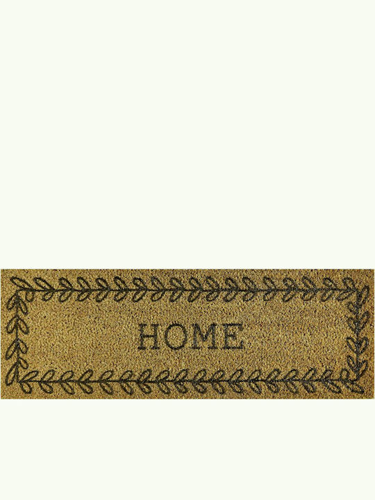 Sdim Coconut Fiber with Non-Slip Underside Doormat 495 Floreal Home 26x75cm 15mm Thickness