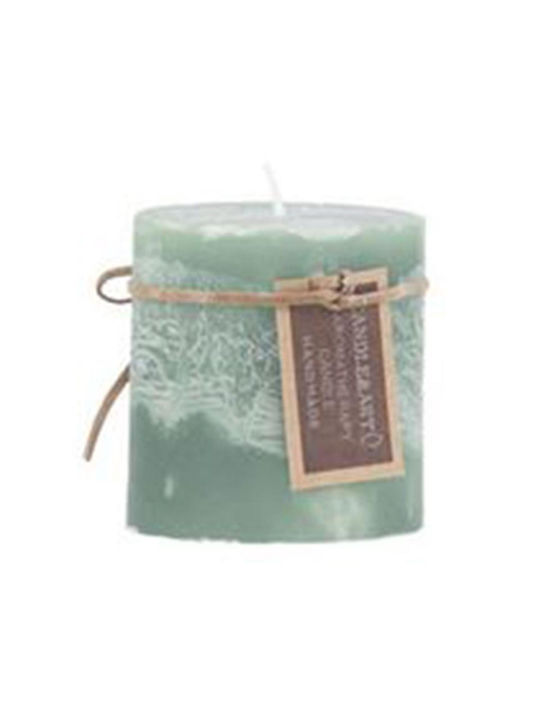 Artekko Decorative Candle Green 7x7cm 1pcs