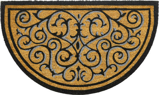 Sdim Coconut Tree Doormat Design 102 Half Round 45x75cm 148-4575-102 Half Round