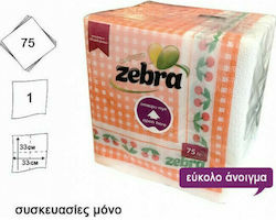 Zebra 75 Χαρτοπετσέτες Zebra 75 Χαρτοπετσέτες