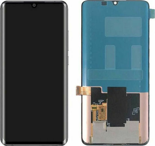 Xiaomi Οθόνη με Μηχανισμό Αφής και Πλαίσιο για Mi Note 10 Lite (Λευκό)