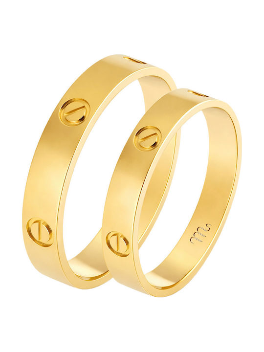 Maschio Femmina Famous In Love TMF-91 Eheringe aus 14K Gold Maschio Femmina Famous In Love TMF-91 Eheringe aus 14K Gold