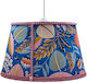 Oxygen Blue Tropical Leefs Pendant Light Single-Light Blue