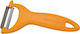 Tescoma Presto Fruit & Vegetable Peeler/Cleaner with Blade Julienne made of Plastic Orange