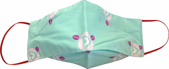 Vita Orthopaedics Children's Fabric Face Mask Protective Mask Fabric Kids Turquoise 1pcs