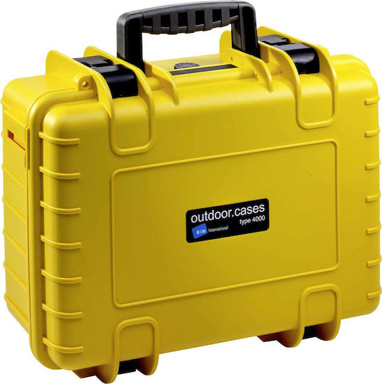 B&W International Copter Case Type 4000 Valiză de transport Galben pentru dronă 18x32.5x42cm