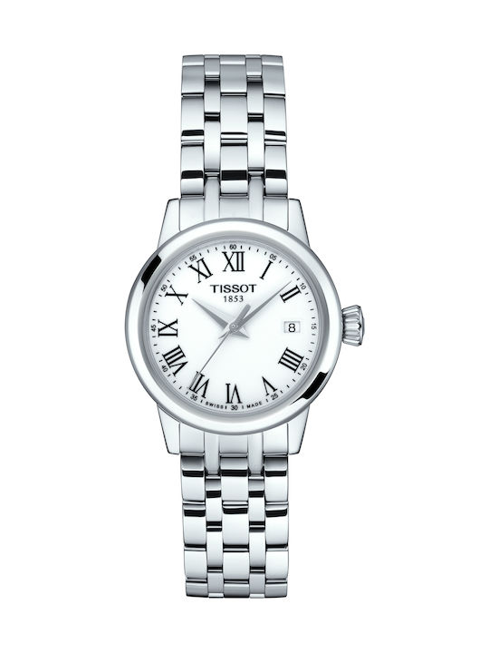 Tissot Classic Dream Women's Watch with Silver Metal Bracelet
