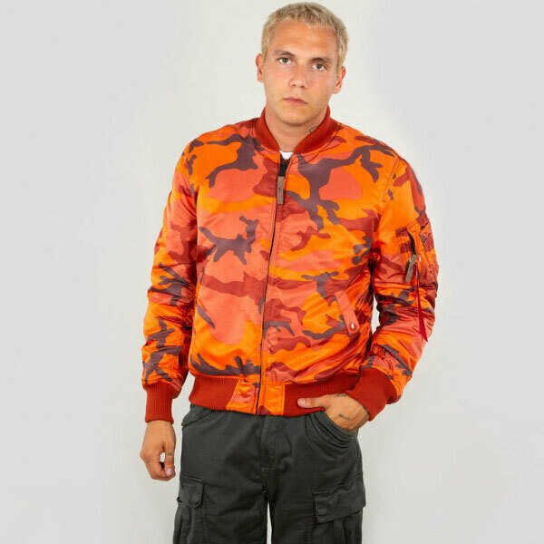 Alpha industries clearance orange camo