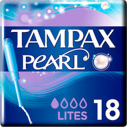 Tampax Pearl Lites Tampons for Light Flow with Applicator 18pcs