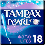 Tampax Tampoane Pearl Lites cu Aplicator pentru Flux Ușor 18buc