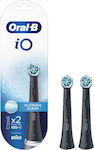 Oral-B iO Ultimate Clean Black Ανταλλακτικές Κεφαλές για Ηλεκτρική Οδοντόβουρτσα 319832 2τμχ